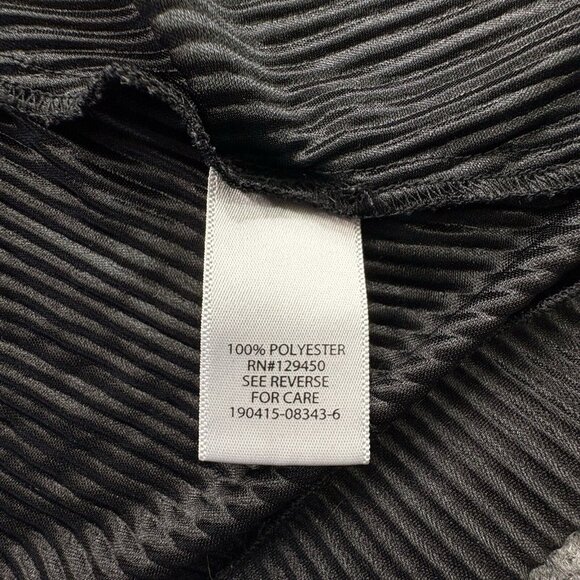 Candies Dress Women’s Large Black Cold Shoulder Plisse Ruffle Dark‎ Fairy Boho - Picture 7 of 14